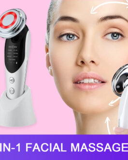 7-in-1 Facial Massager,EMS, Color Light, Vibration, LED.