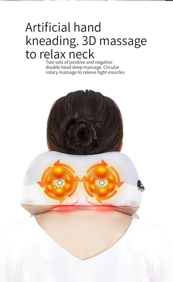 Coussin de Massage Electrique Cou et épaules U-Massager